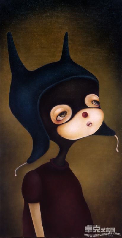 我是一个小丑 120X60CM 布面油画 2010