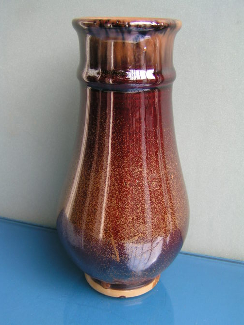 金砂釉瓶高23cm