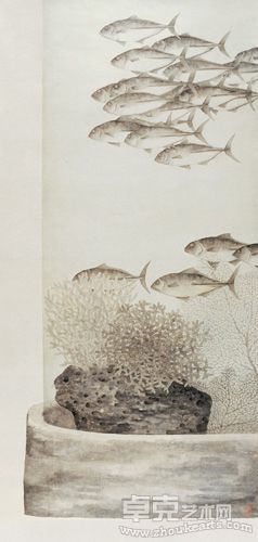 何曦，2006，海洋世界之1，180×96cm
