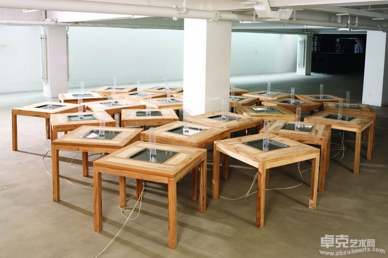 1.The Presentation,800x80x800cm,Wood,Steel,Vinyl 2010