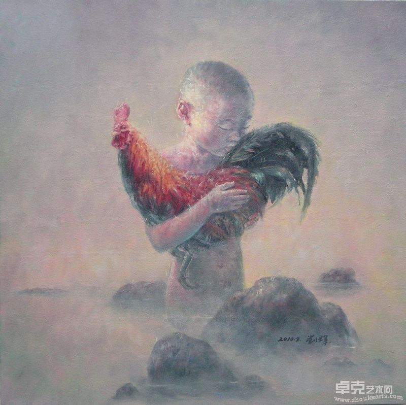大吉,80x80cm,2010油画