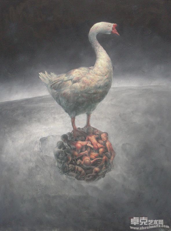 星球3,120x160cm,2010油画