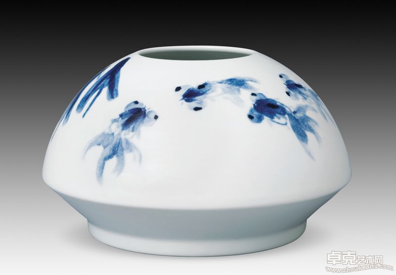 瓷画-100件青花瓷瓶《金玉满堂》