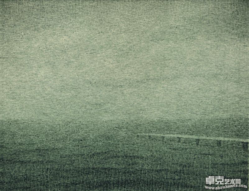 八一游泳池(250cm×191cm)纸本水墨2008
