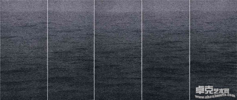 水 (400cm×950cm)纸本水墨2008