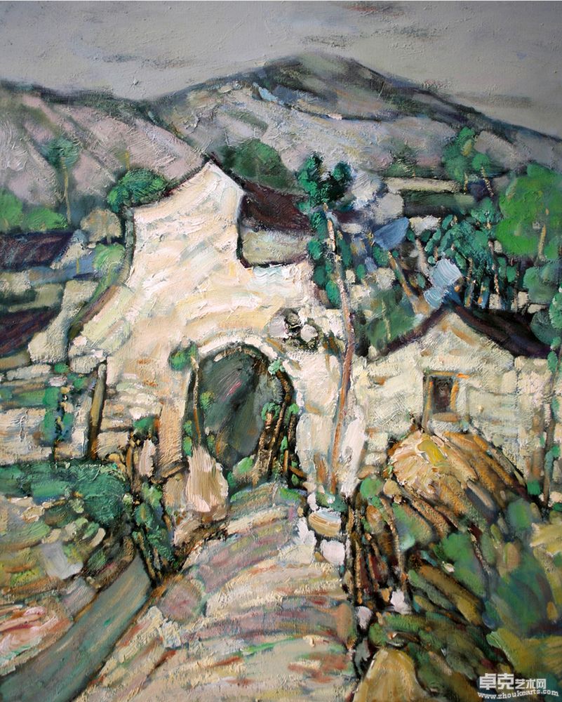 山下是我家80X65cm