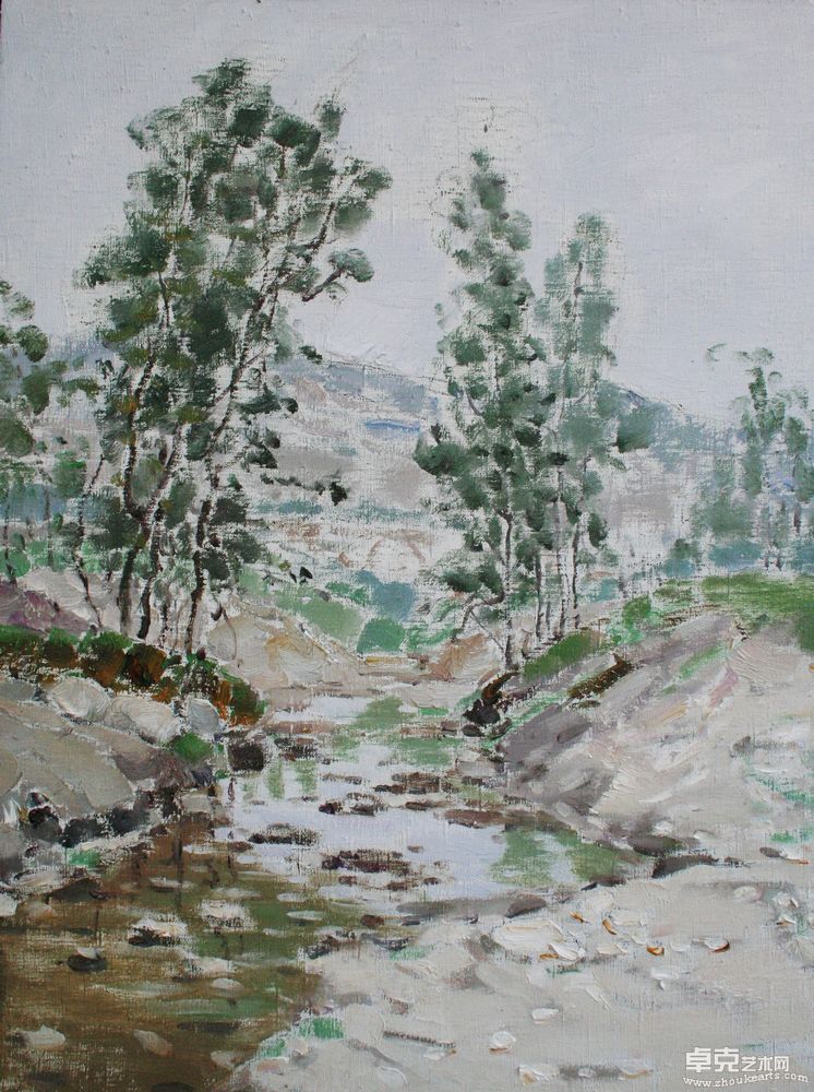 小溪80X60cm