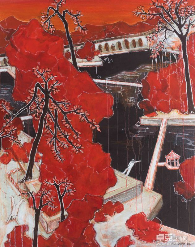 1郭利伟《无题》布面丙烯 180x140cm  2008-2010年
