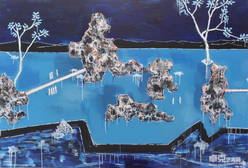 2郭利伟《无题》布面丙烯 150x220cm 2008-2010年