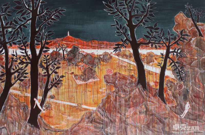2郭利伟《无题》布面丙烯 150x220cm 2010年