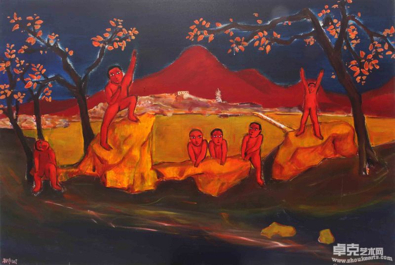 2郭利伟《无题》布面丙烯 150x220cm  2007年