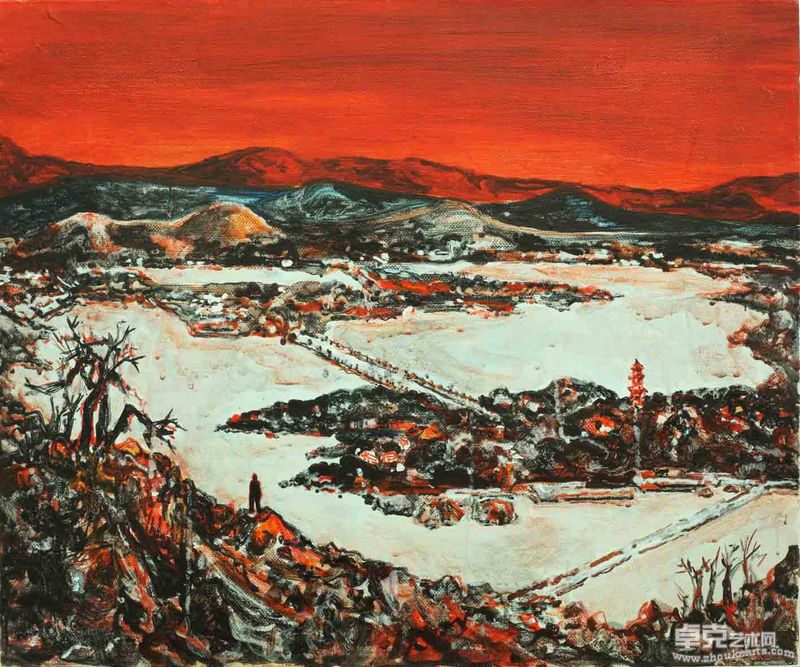 3郭利伟《无题》布面丙烯 50x60cm 2007年