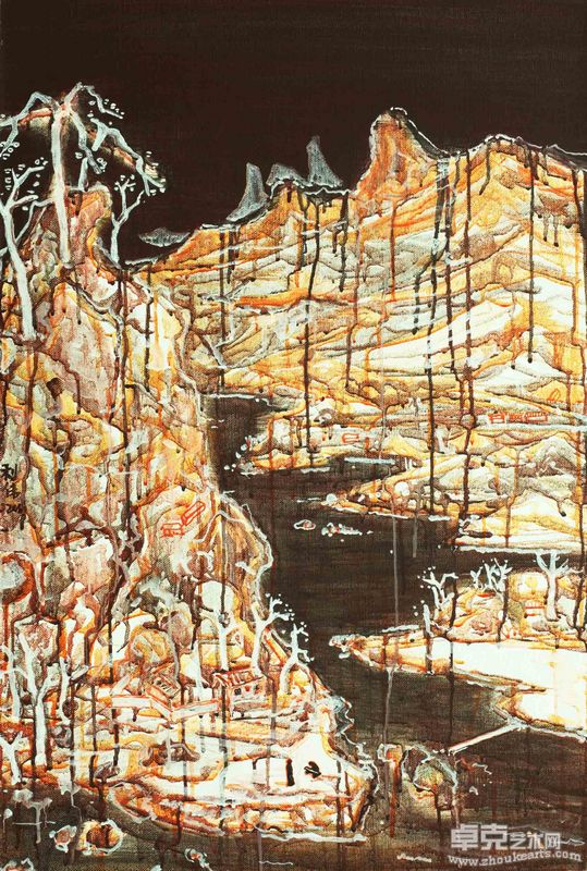 3郭利伟《无题》布面丙烯 60x90cm 2010年
