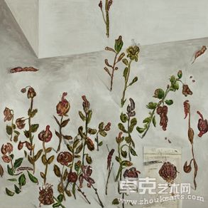 As Happy as a Flower幸福得象花儿一样 No.1板上综合材料 2010