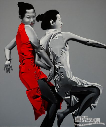 金宇“触点”系列之236号160x190cm 2009 油画亚麻布