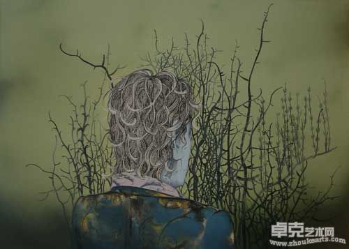 范安翔《259号》布面油画。2009。50