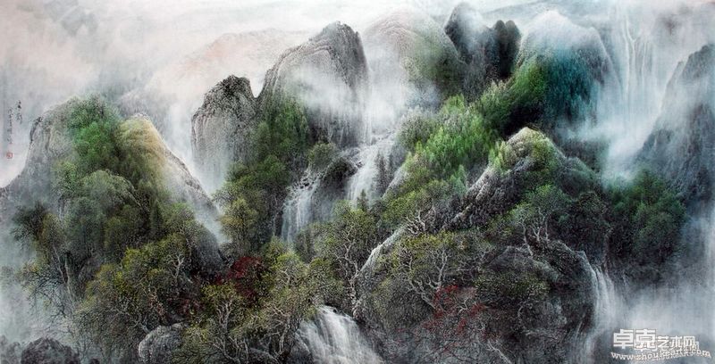 冯一鸣 清影 68x137cm