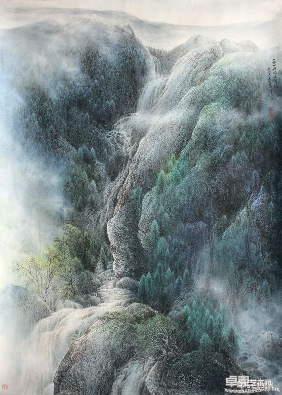 冯一鸣 家山妩媚又清风 99x69.5cm
