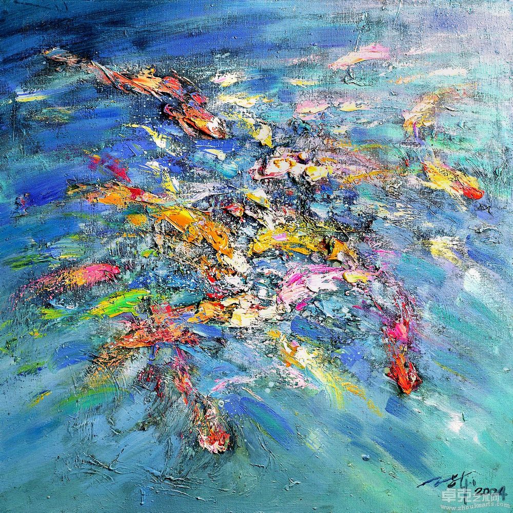 鱼意系列no480x80cm