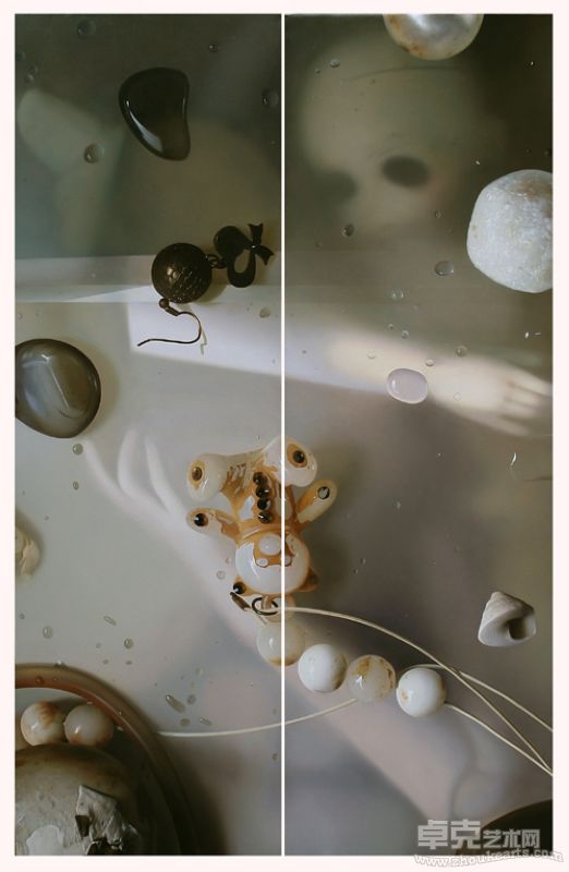 欲望的隱晦目的 (160x51cm)x2 油彩 畫布 2010