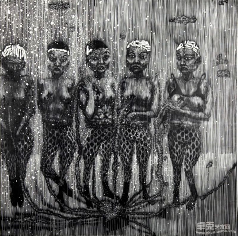 分生 姜淼 122 cm × 122 cm 版畫 2009