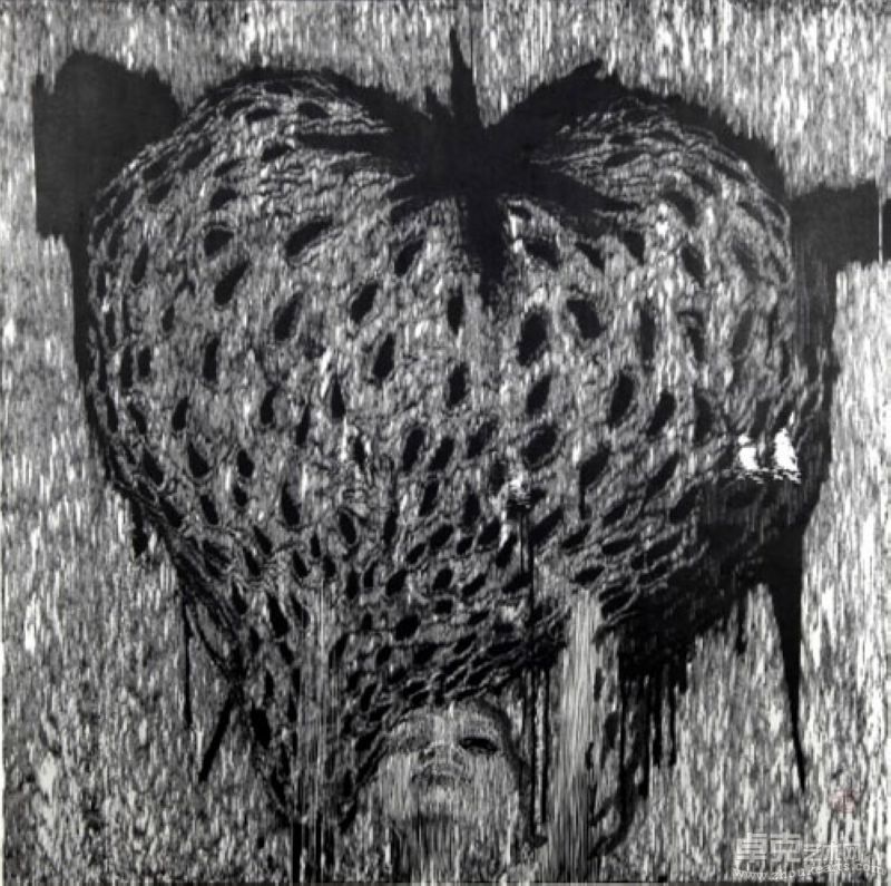 女孩系列之一 姜淼 91 cm × 90 cm 版畫 2008