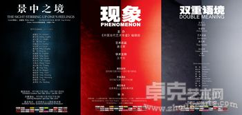 现象，景中之境，双重语境展览
