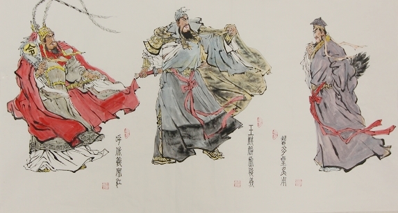 水浒英雄画卷（局部）