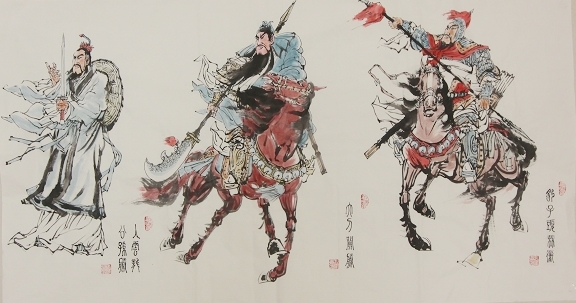水浒英雄画卷（局部）
