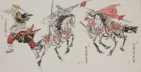 水浒英雄画卷（局部）