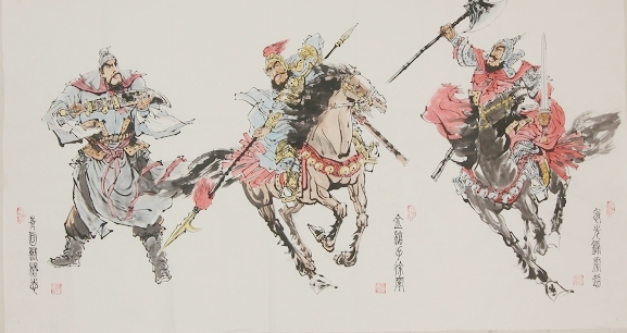 水浒英雄画卷（局部）
