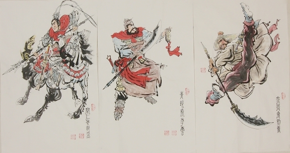 水浒英雄画卷（局部）