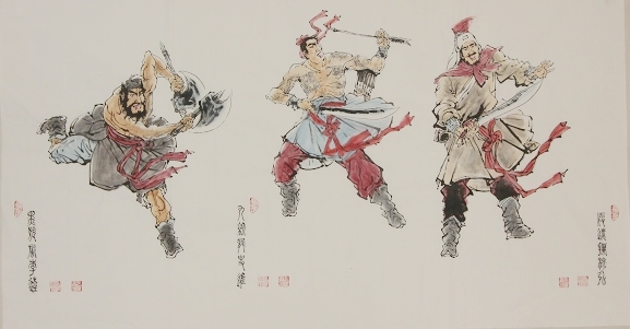 水浒英雄画卷（局部）