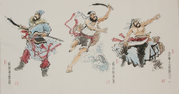 水浒英雄画卷（局部）