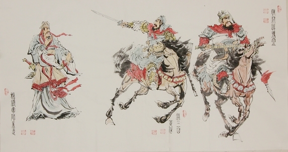 水浒英雄画卷（局部）