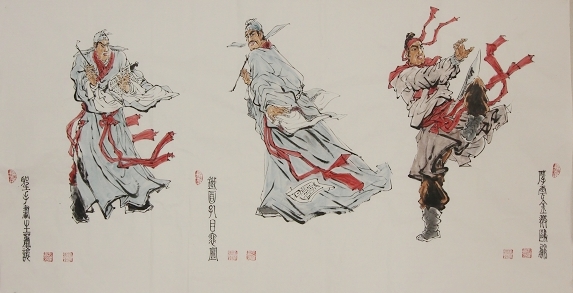 水浒英雄画卷（局部）