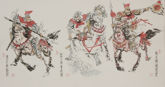 水浒英雄画卷（局部）