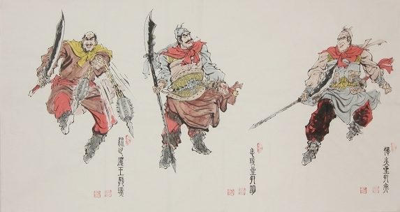 水浒英雄画卷（局部）