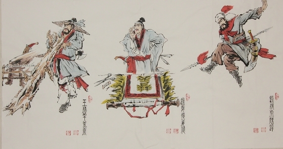 水浒英雄画卷（局部）