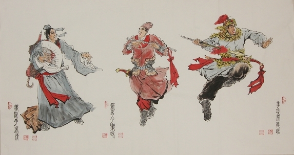 水浒英雄画卷（局部）