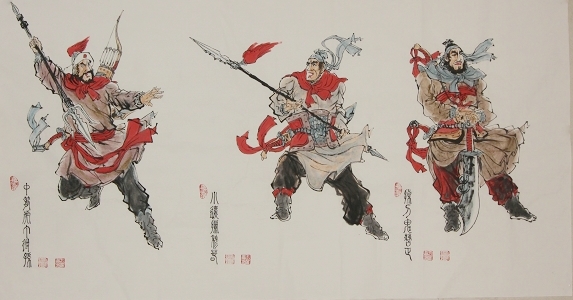 水浒英雄画卷（局部）