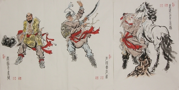 水浒英雄画卷（局部）