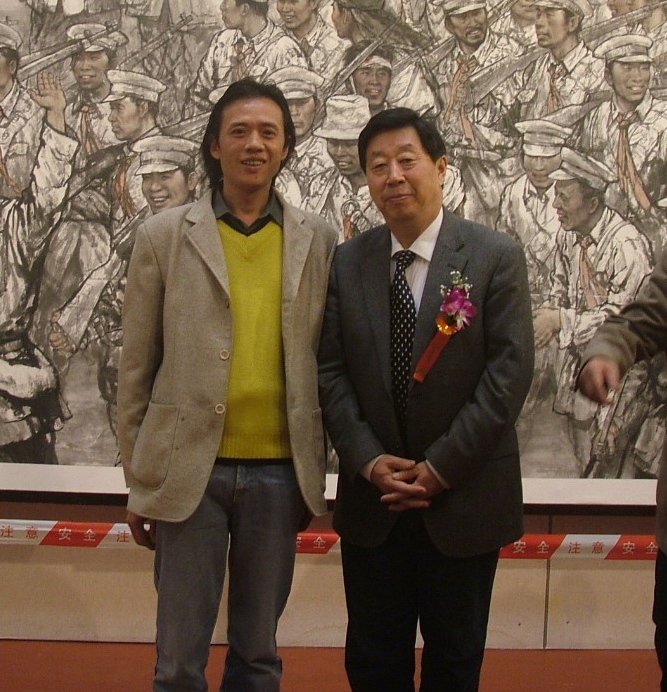与中国美术家协会刘大为主席合影