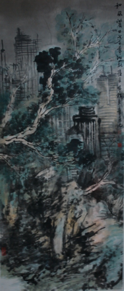 和风丽日54cmx138cm