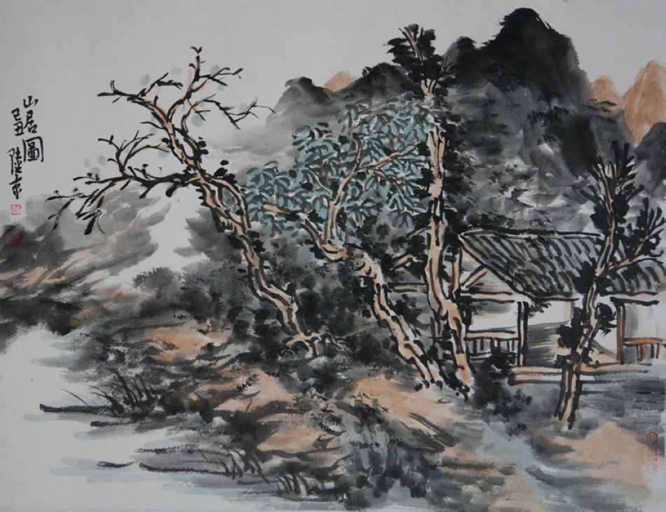 山居图43cmx56cm