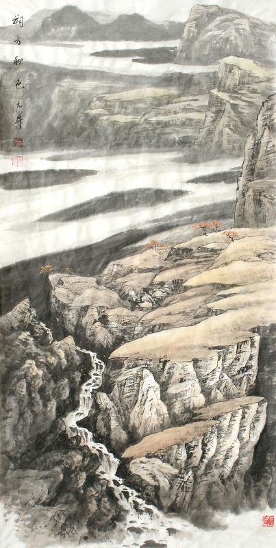 朔方秋色68cm x 136cm