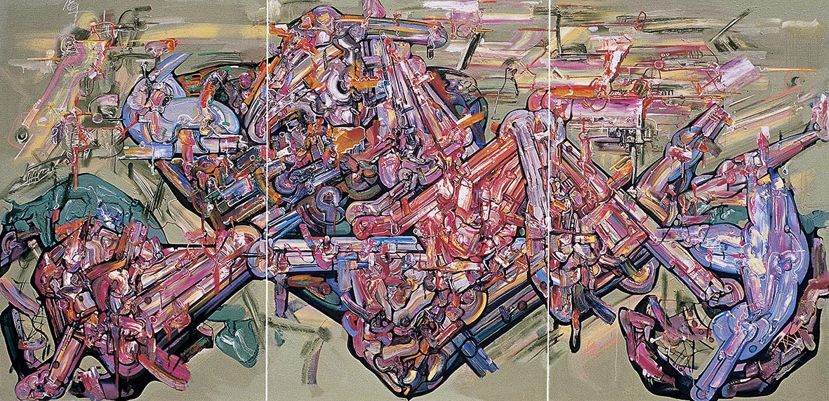 都市结构-大机器-2375x180cm