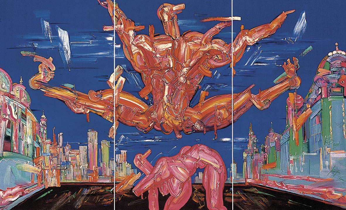 都市结构-大跳马300x180cm