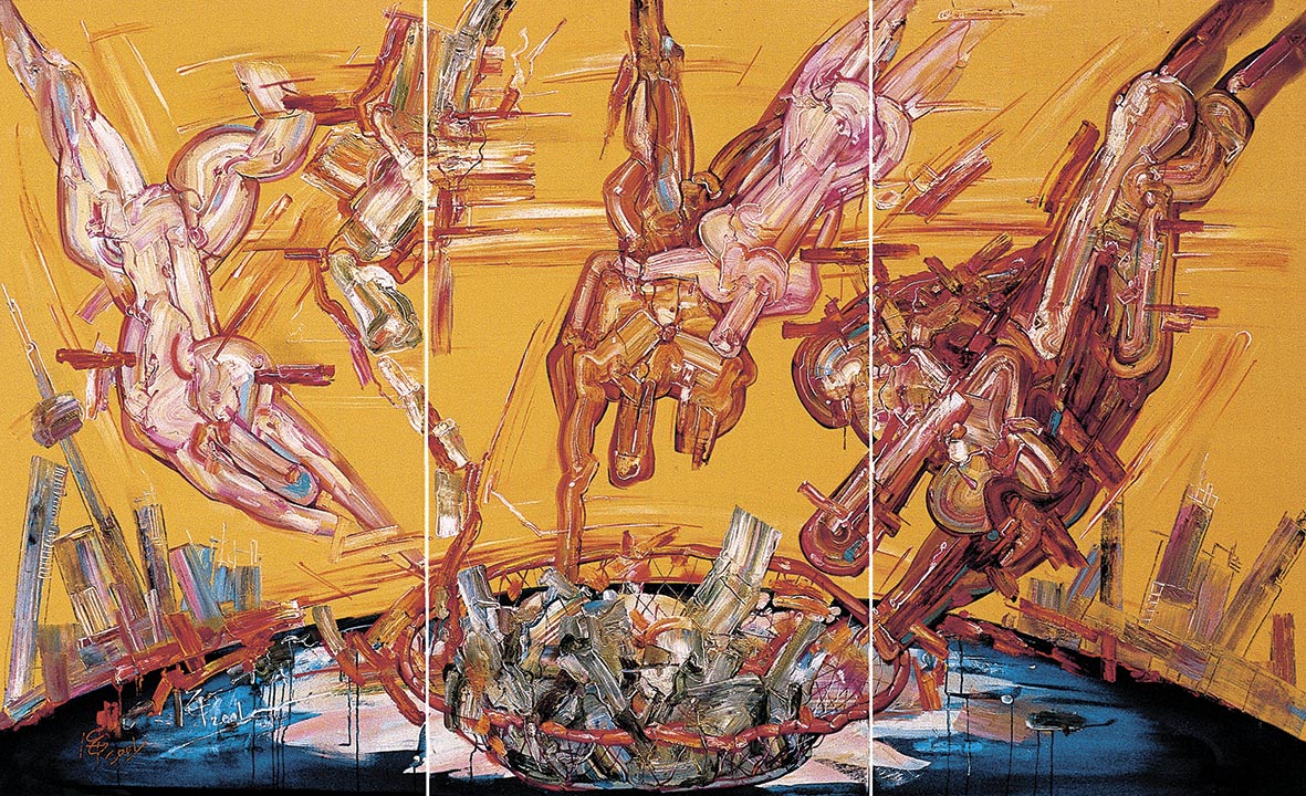 都市结构-大纸篓300x180cm