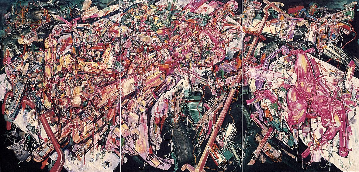 都市结构-大流感375x180cm